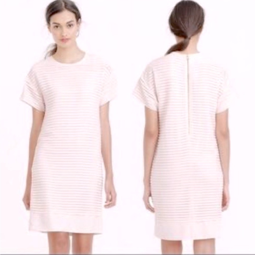 J.crew pink chiffon shift dress | 6